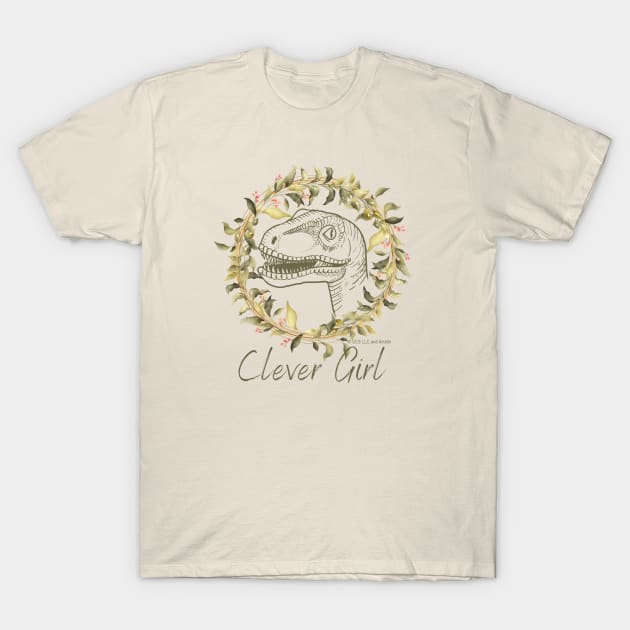 Clever Girl - Velociraptor T-Shirt by Jurassic Merch